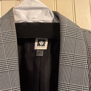 Anne Klein Monochrome Patterned Blazer